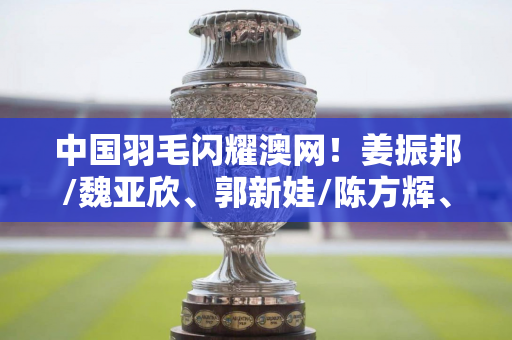 中国羽毛闪耀澳网！姜振邦/魏亚欣、郭新娃/陈方辉、何济霆/任翔宇晋级决赛